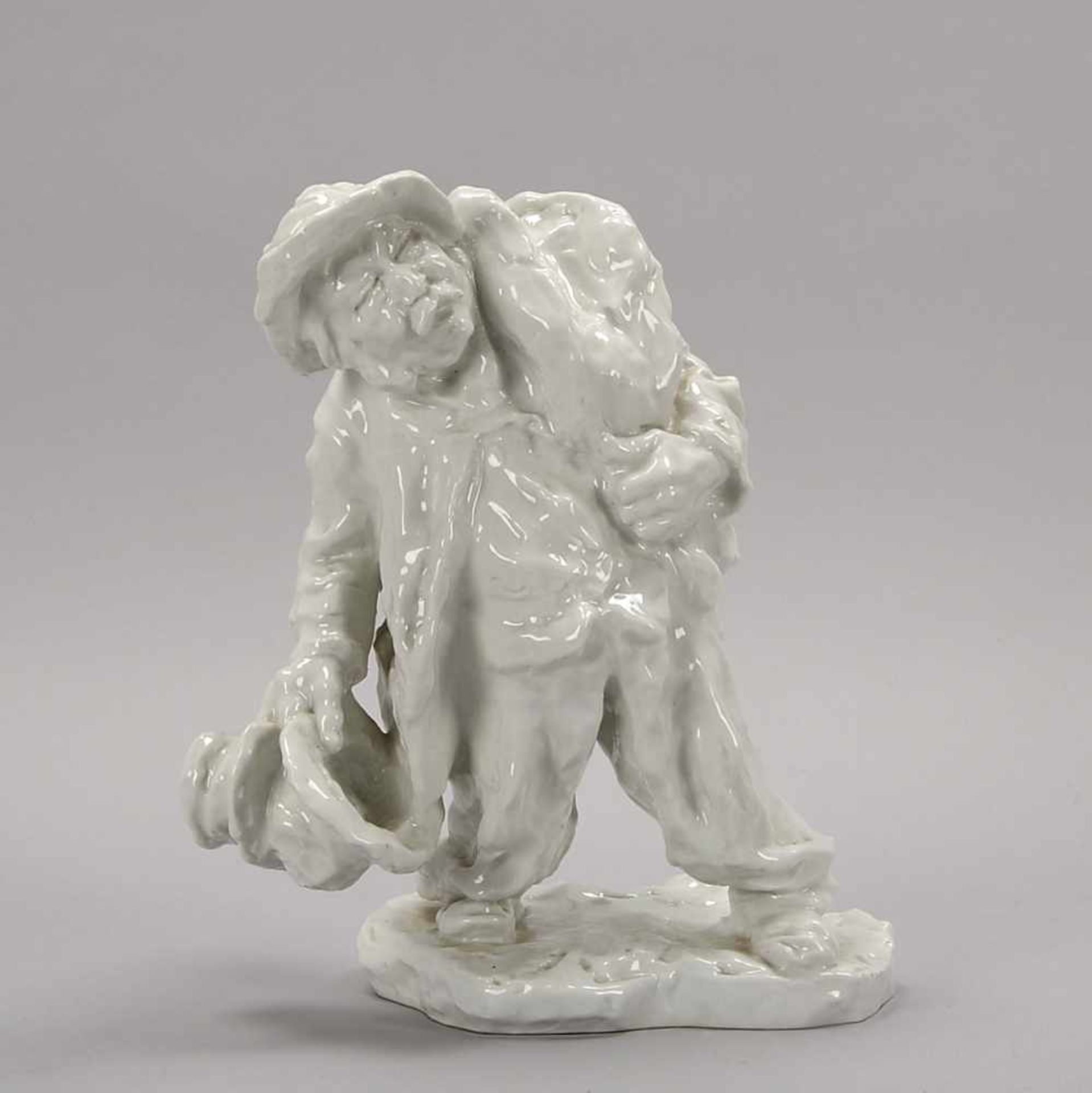 Meissen, Porzellanfigur, 'Pariser Straßenhändler', Modell-Nr. '73481', Entwurf: Bernhard Hoetger (