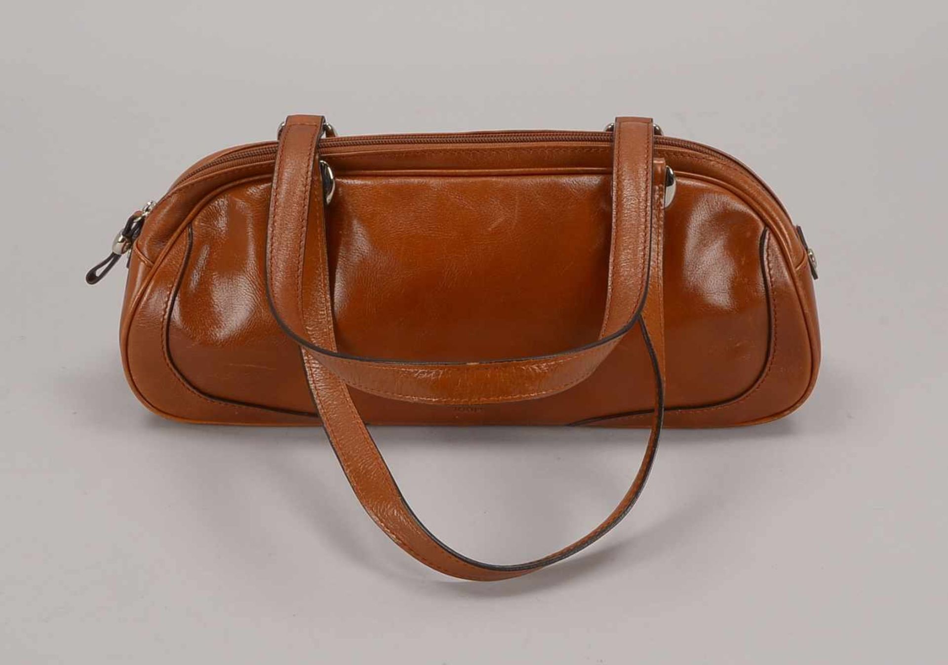 Damenhandtasche, Joop, Leder, gemarkt; Maße 16 x 35 cm, Höhe/mit Henkel: 38 cm - Bild 2 aus 2