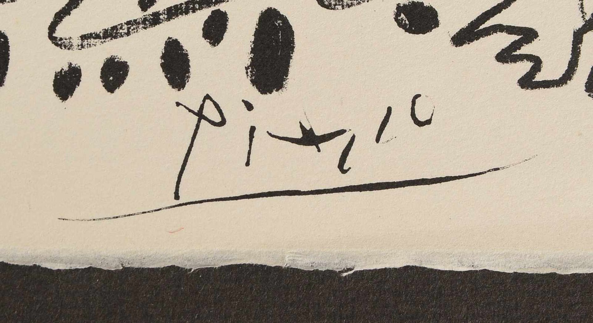 Picasso, Pablo (1881 Malaga - 1973 Mougins), 'L'écuyère' - 'Die Kunstreiterin', Lithografie auf - Bild 2 aus 2