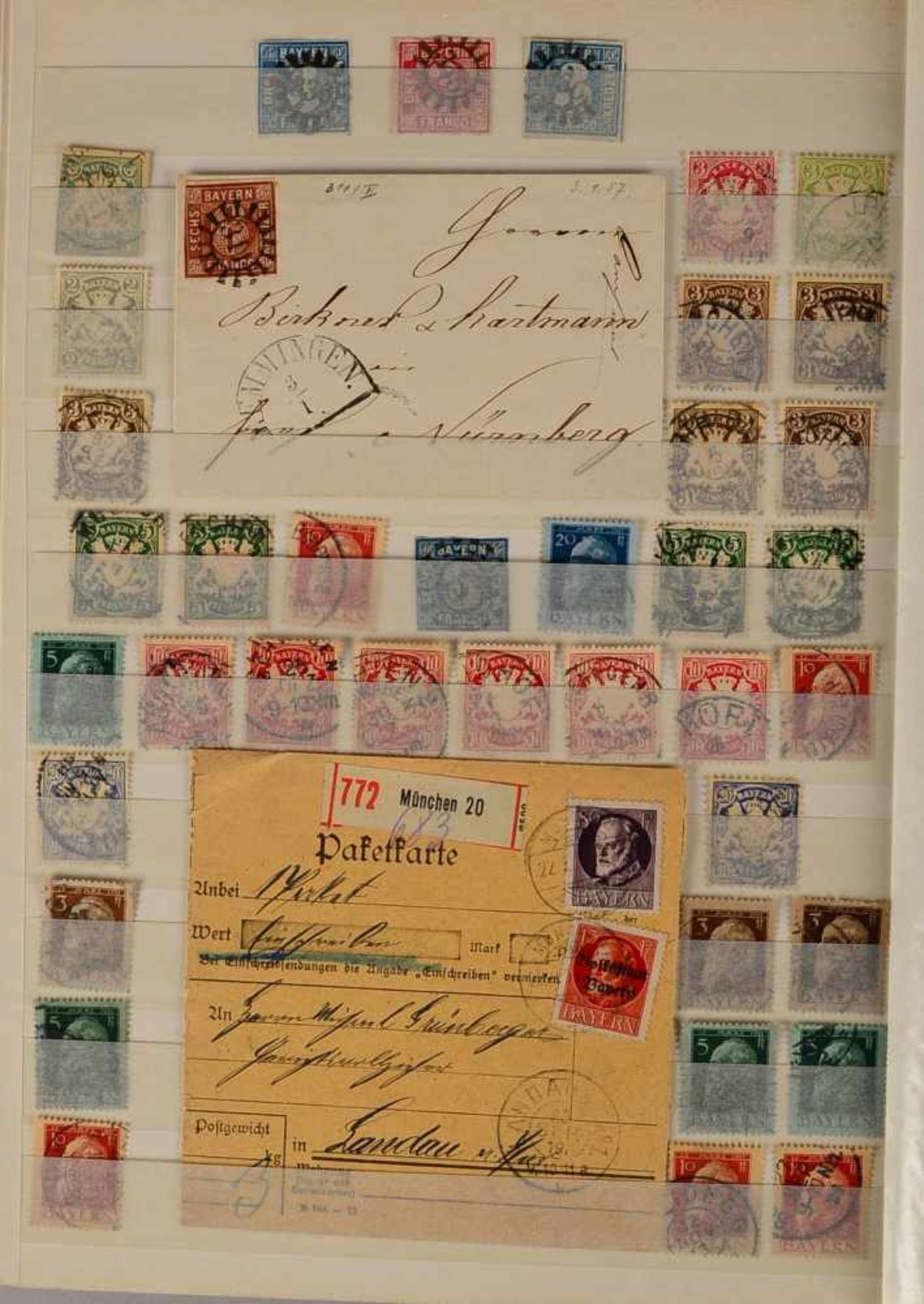 Briefmarken, ca. 1855 - Neuzeit: 'Europa', im braunen 40-seitigen Steckbuch gesammelt; 'Belgien', ' - Bild 3 aus 4