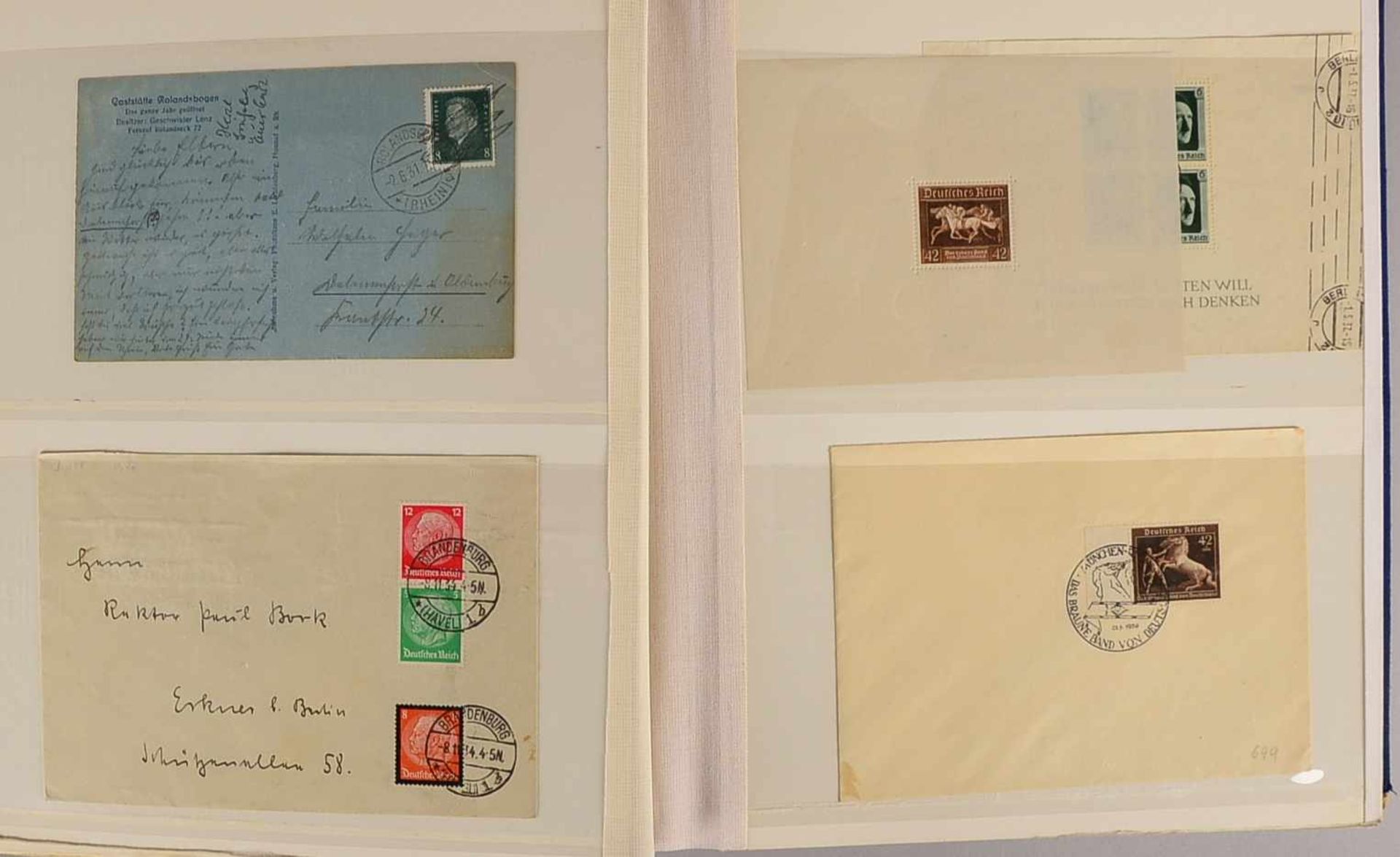 Briefmarken, 1948 - 1990: 'Berlin', gestempelte Sammlung im Schaubek SF-Album; mit besseren - Bild 2 aus 4