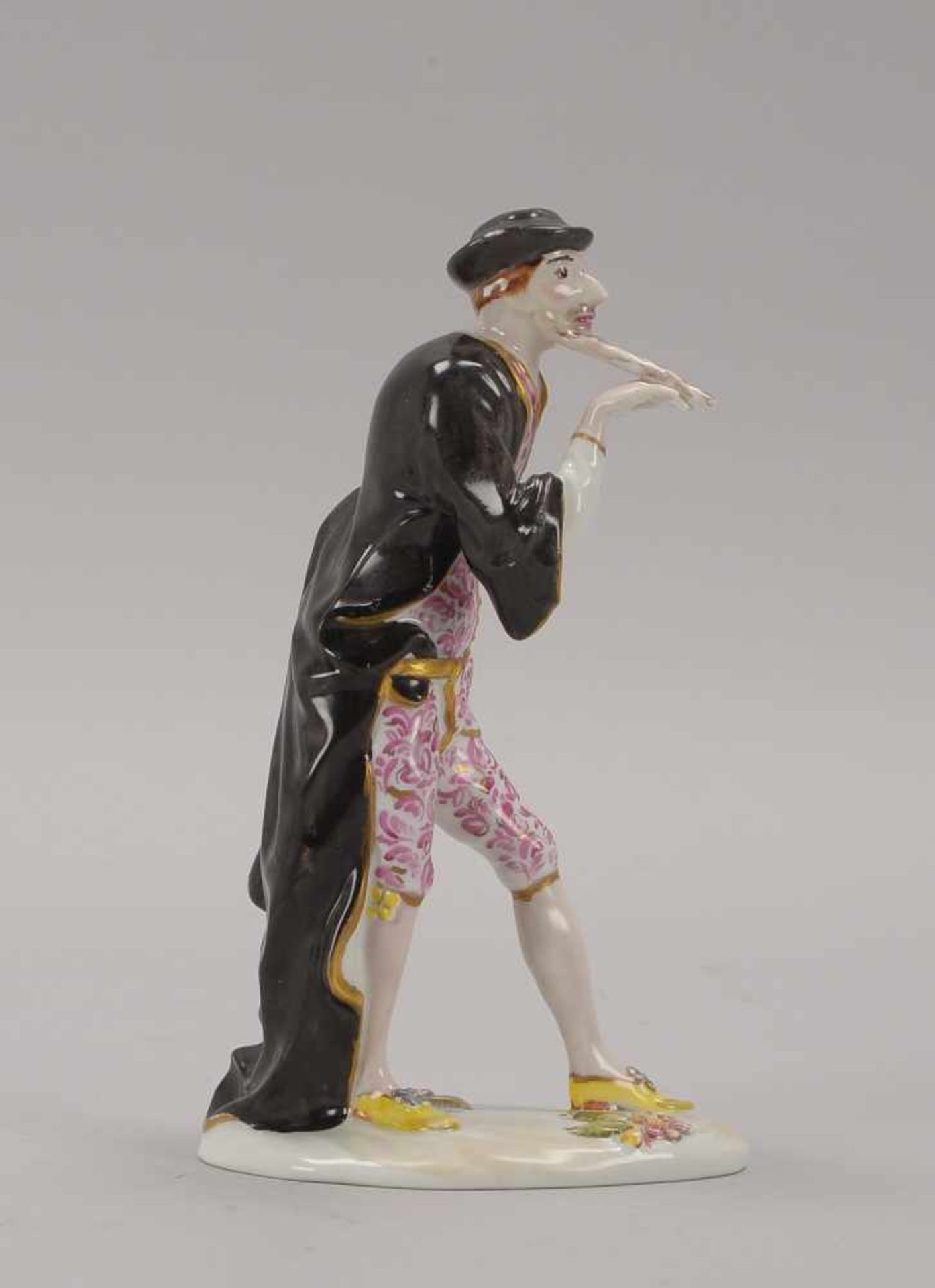 Fürstenberg, Porzellanfigur, 'Pantalon' (Charakter aus der Commedia dell'Arte), Entwurf: Simon