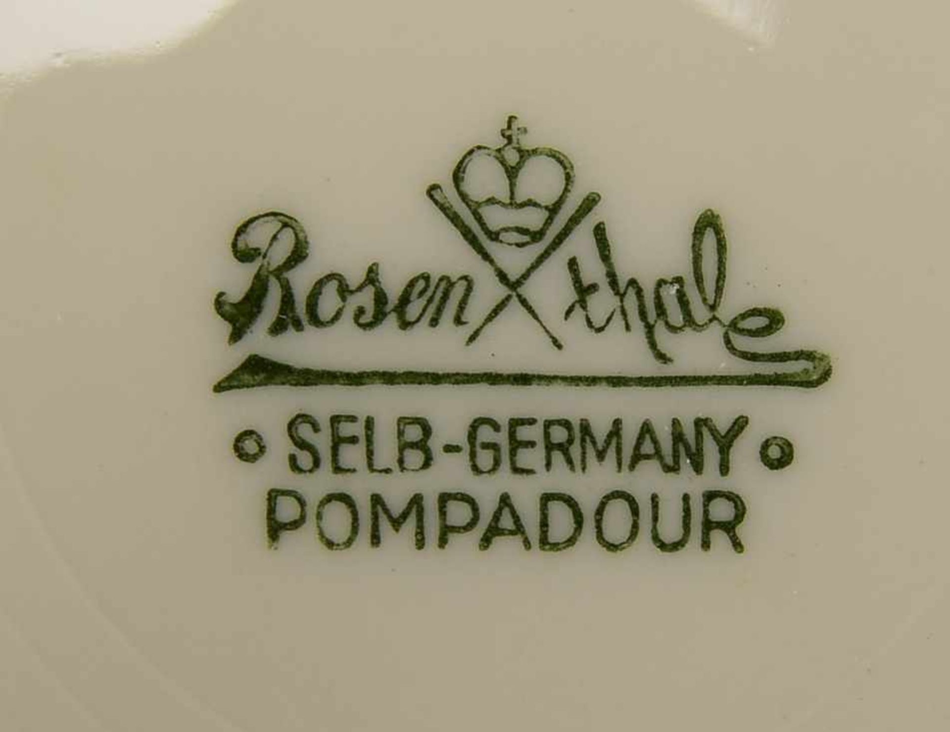 Rosenthal, Porzellan-Kaffeeservice, Modell 'Pompadour', für 12 Personen (1x Untertasse leicht - Image 2 of 2