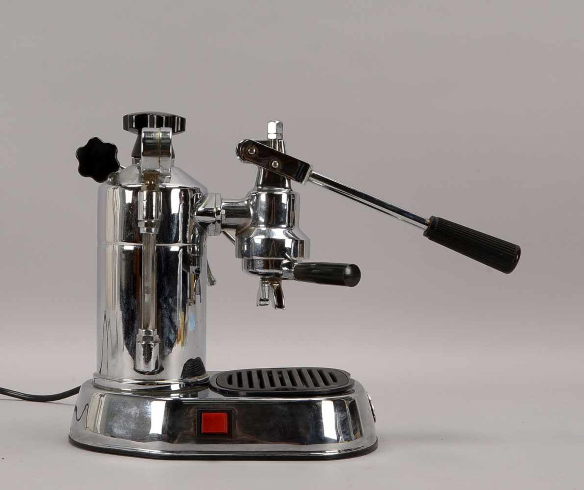 Espressomaschine, 'La Pavoni', Modell 'Professional' (zählt zu den 'Klassikern'), verchromtes