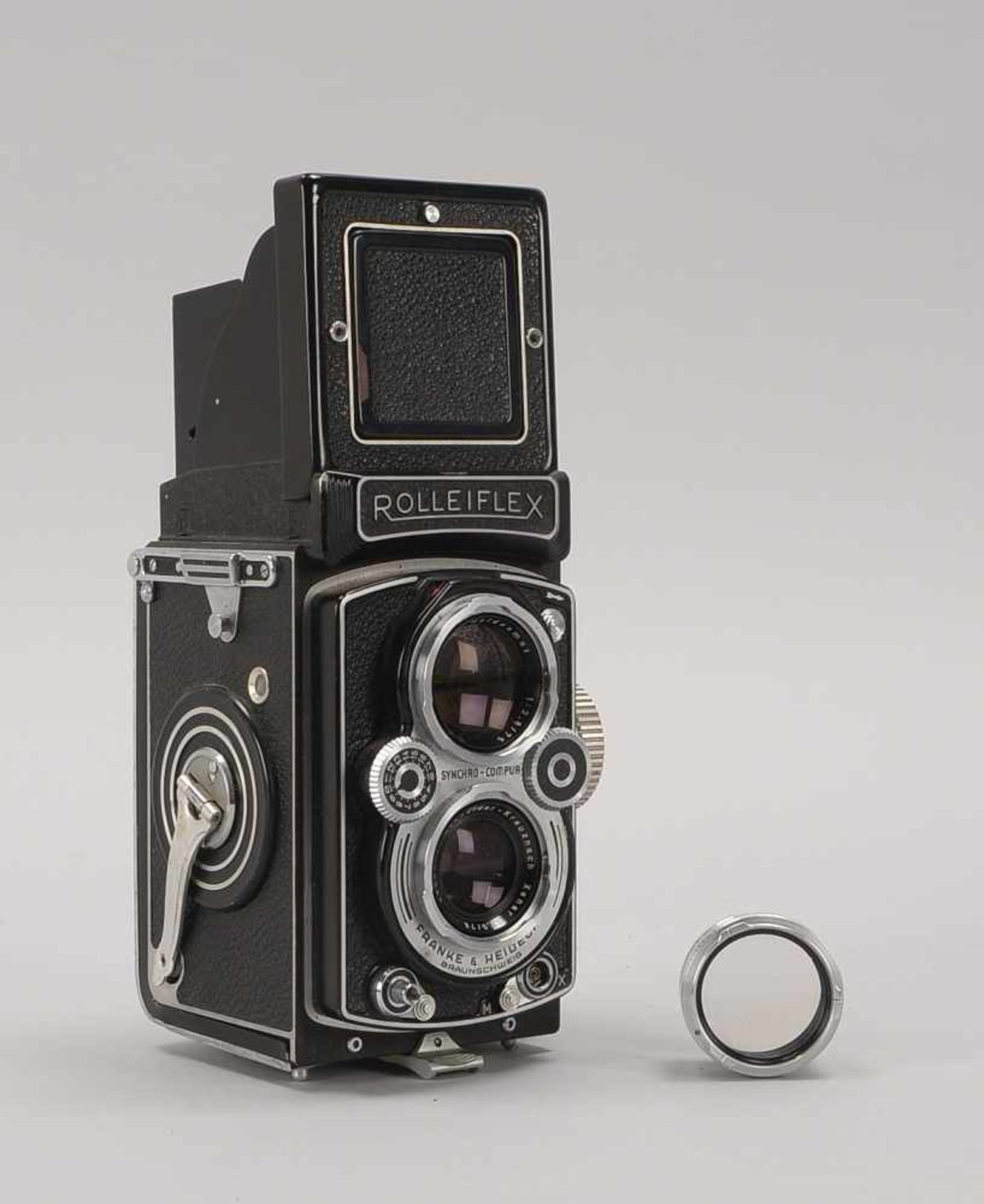 Kamera, Rolleiflex, 'Synchro-Compur', Seriennr. '1456467', Hersteller: Franke & Heidecke/ - Bild 2 aus 3