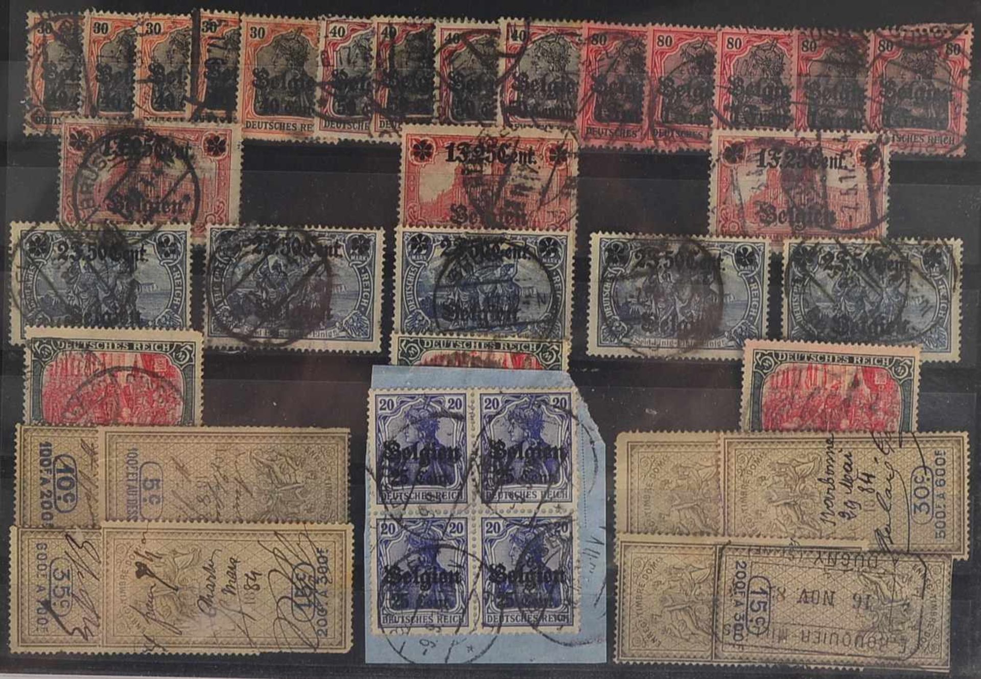 Briefmarken, 1871 - ca. 1956: 'Deutsches Reich' ab 'Brustschilde' bis hin zu den Nachkriegsausgaben, - Bild 2 aus 4