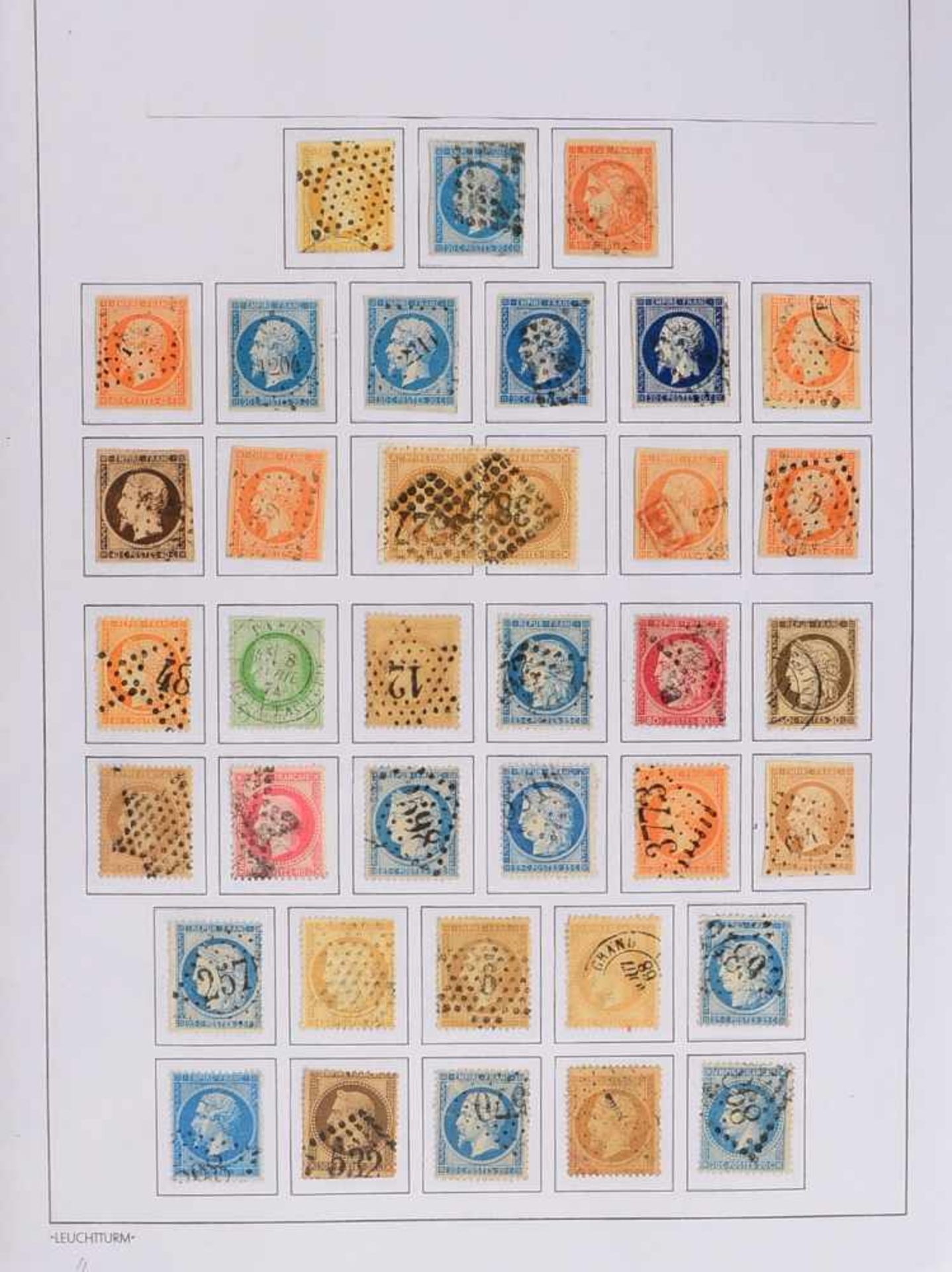 Briefmarken, 1852 - 1945: 'Europa'-Klassik: eine Auswahl früher Ausgaben, beginnend mit 'Bayern', ' - Bild 4 aus 6