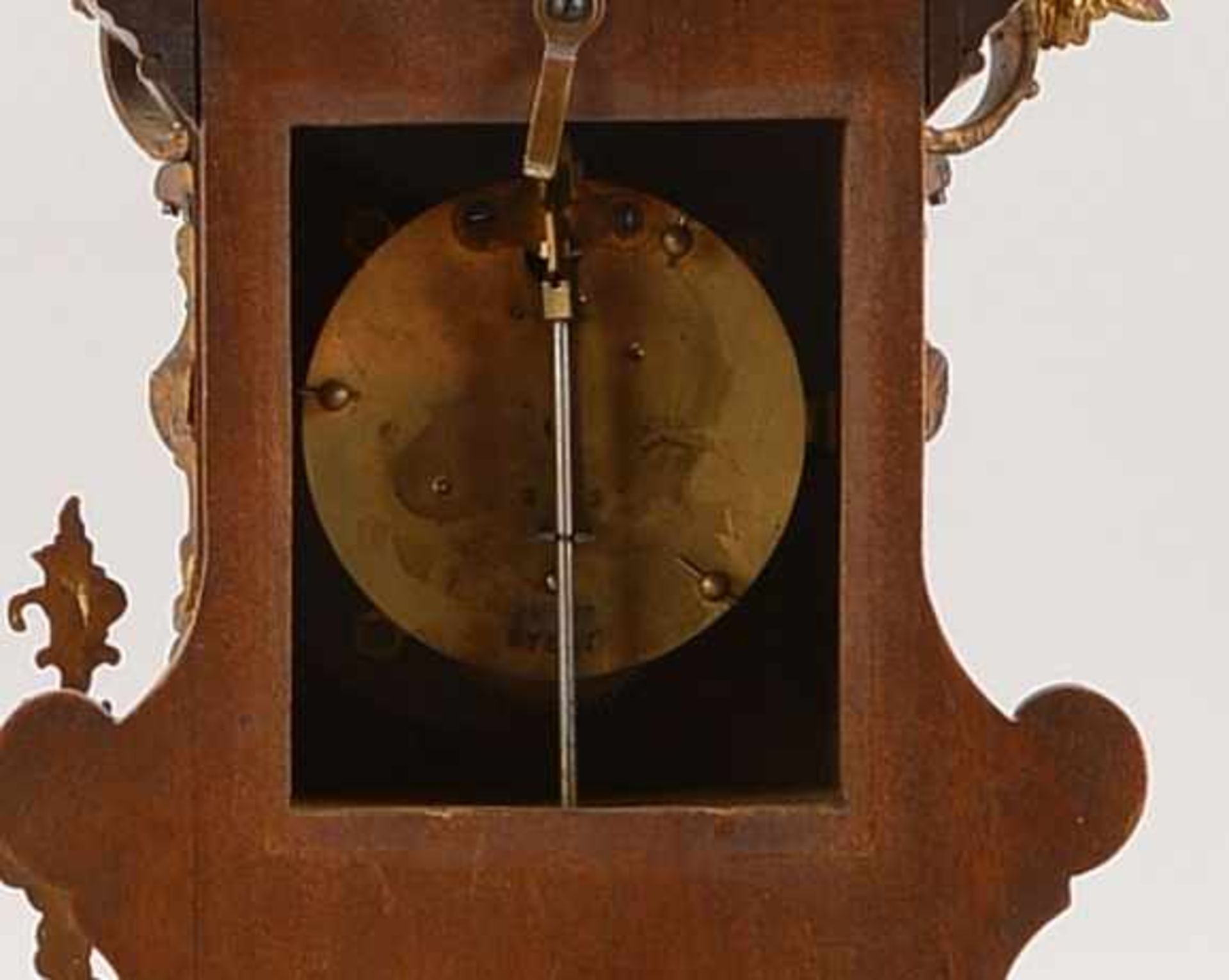 Salonuhr/Tischuhr, Lenzkirch-Uhrwerk, bezeichnet '1 Million/67537', im aufwendig gestalteten - Bild 3 aus 3
