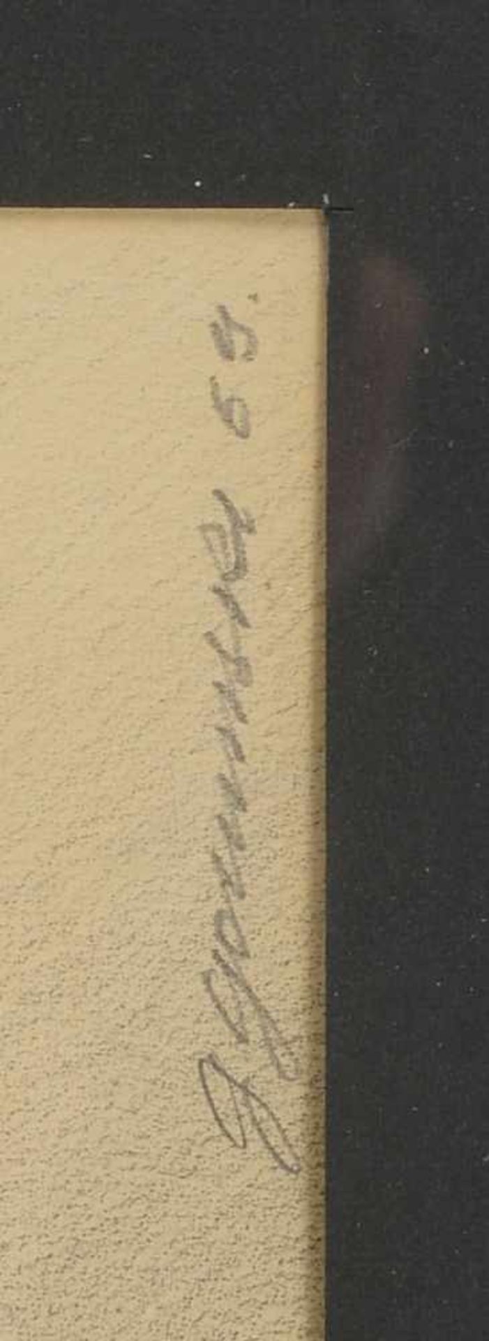 Golunski, Georg, 'Surreale Darstellung', Bleistiftzeichnung, signiert und datiert (19)'69', unter - Bild 2 aus 2