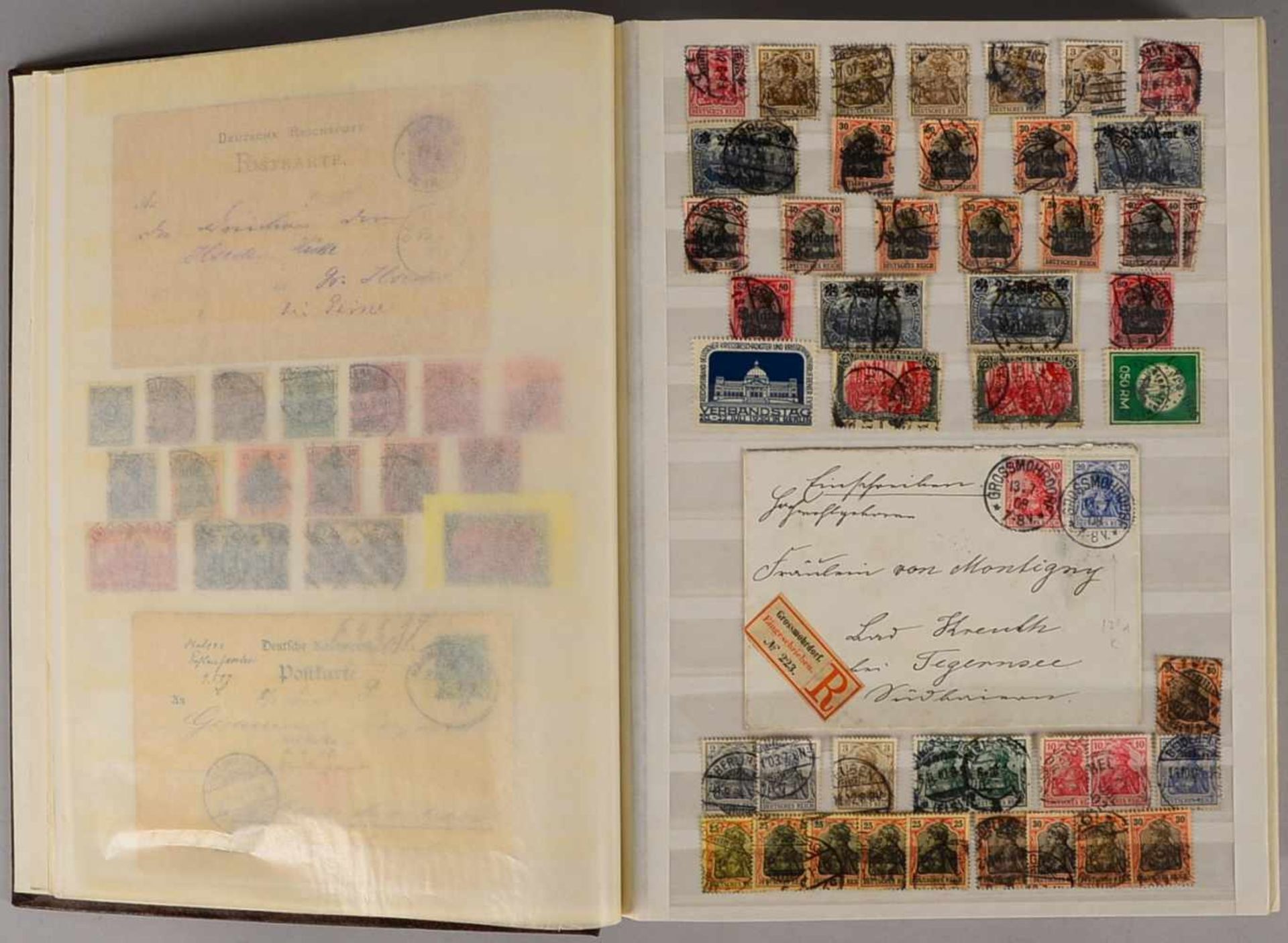 Briefmarken, 1871 - 1954: große 'Deutschland'-Sammlung - 'Brustschild'-Ausgaben mit ansehnlichen - Bild 3 aus 5