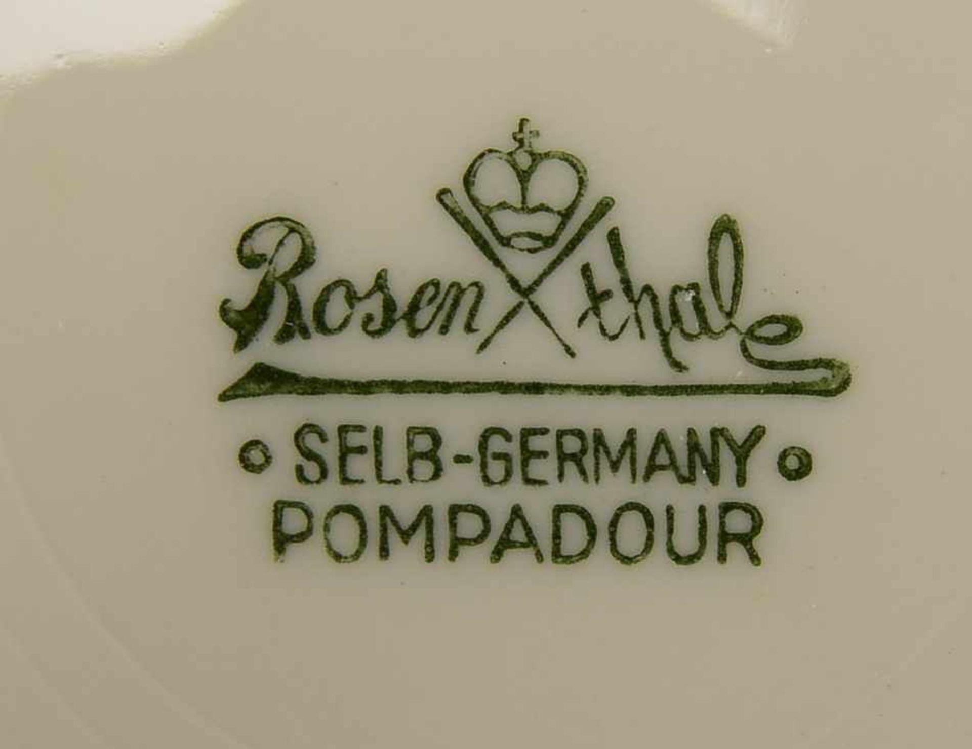 Rosenthal, Porzellan-Kaffeeservice, Modell 'Pompadour', für 12 Personen (1x Untertasse leicht - Bild 2 aus 2