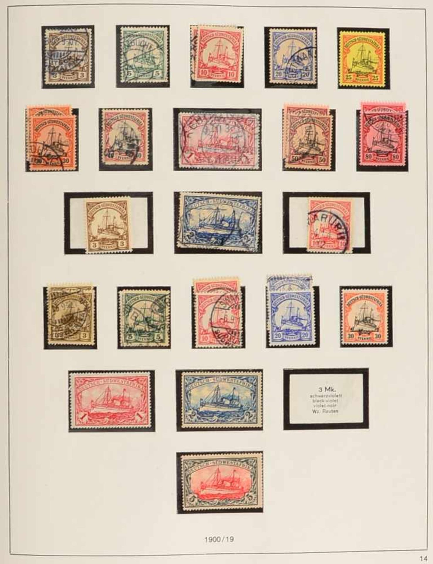 Briefmarken, 1898 - 1944/1945: 'Deutsche Kolonien von China/Togo', 1916 - 1918: 'Besetzung und