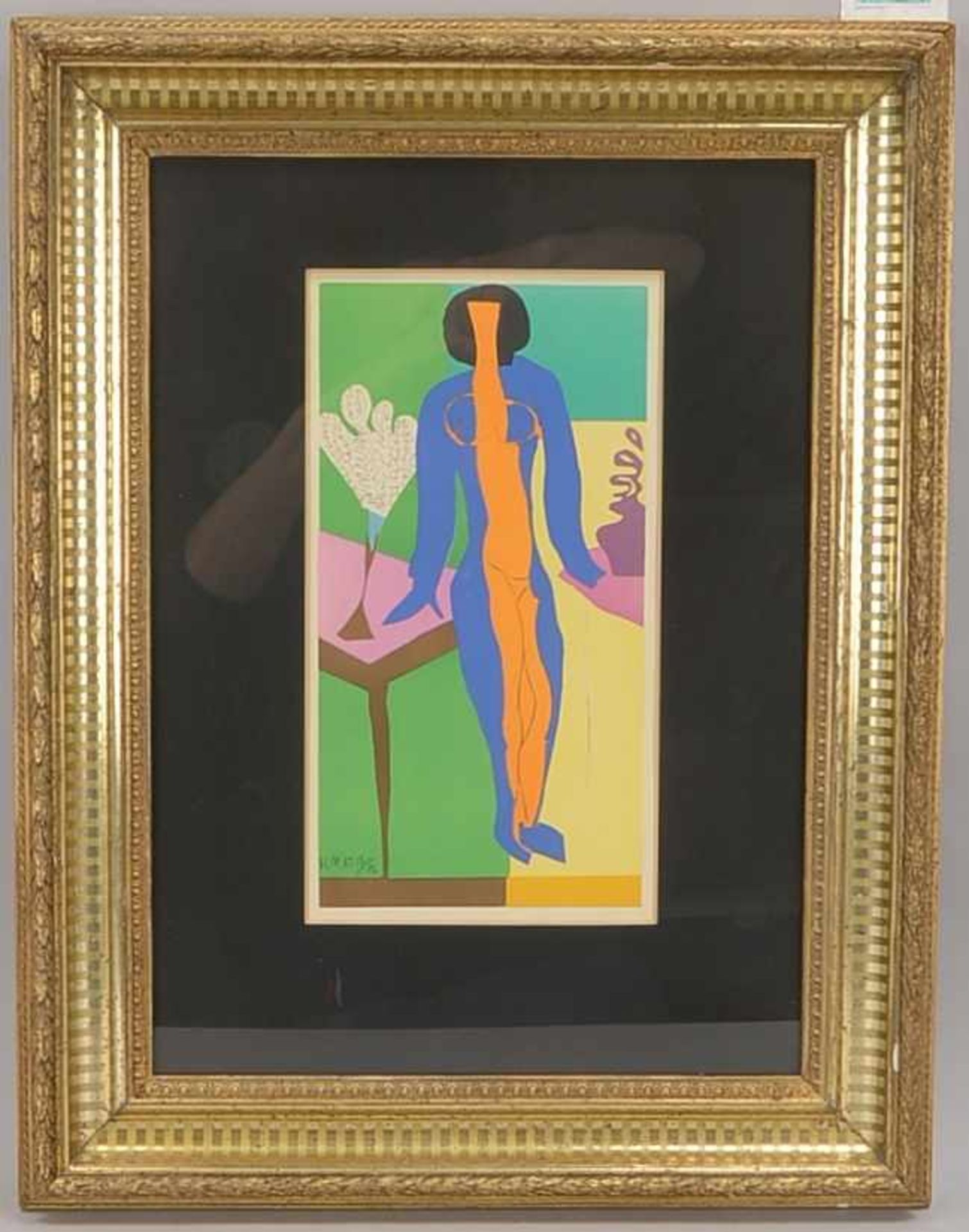 Matisse, Henri, Farblithografie (aus der Serie 'The Last Works of Henri Matisse'), unten links im
