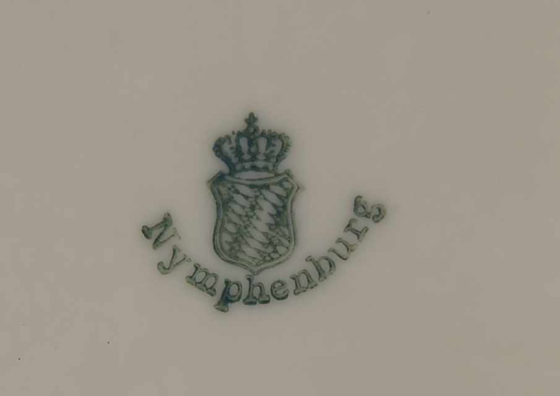 Nymphenburg, Porzellanplastik, 'Elch', mit grüner Stempelmarke und Prägemarke, Figur auf - Image 2 of 2
