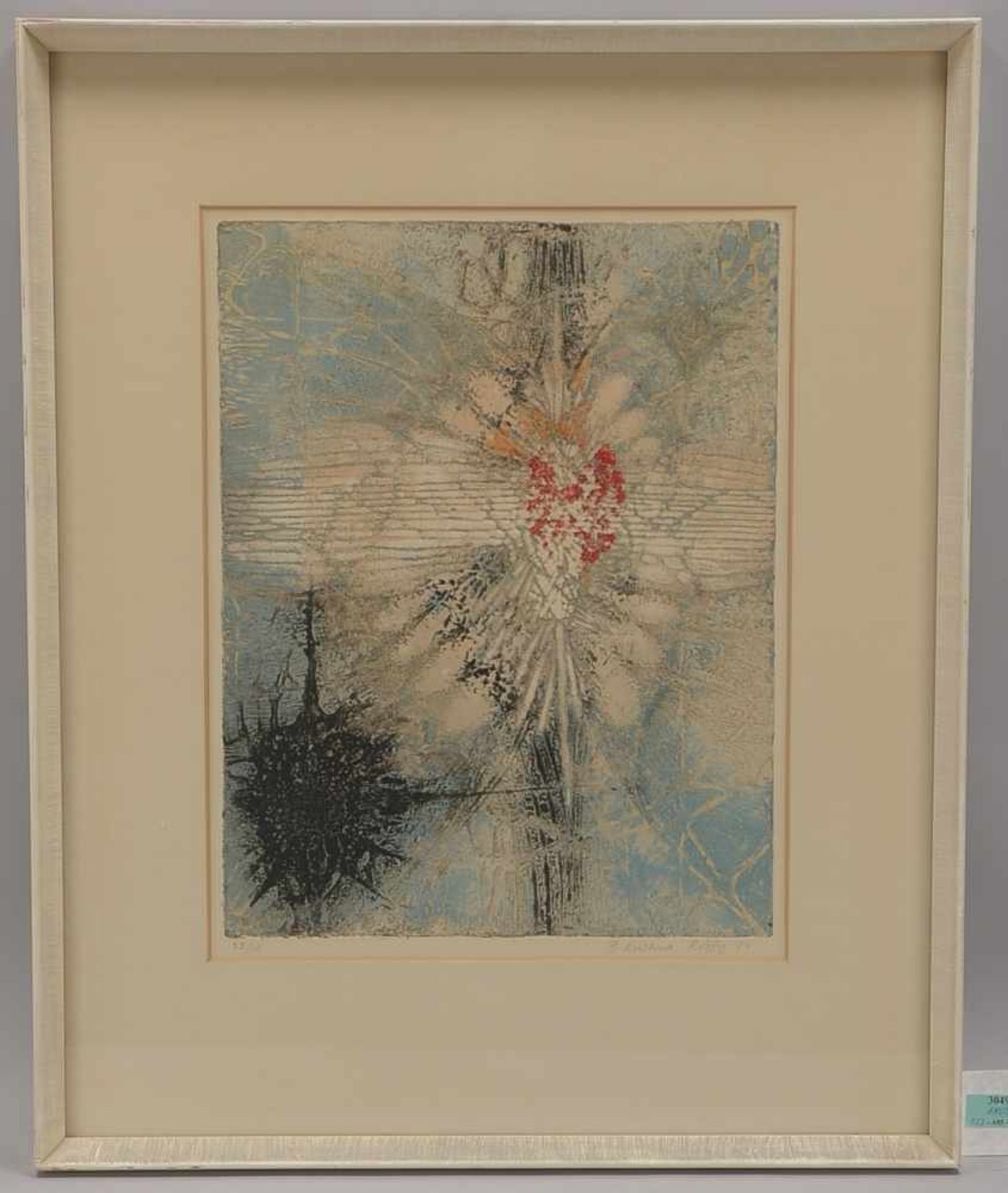 Krishna, Reddy (1925 - 2018), 'Ohne Titel', Farbradierung, Auflage-Nr. '29/110', unten rechts