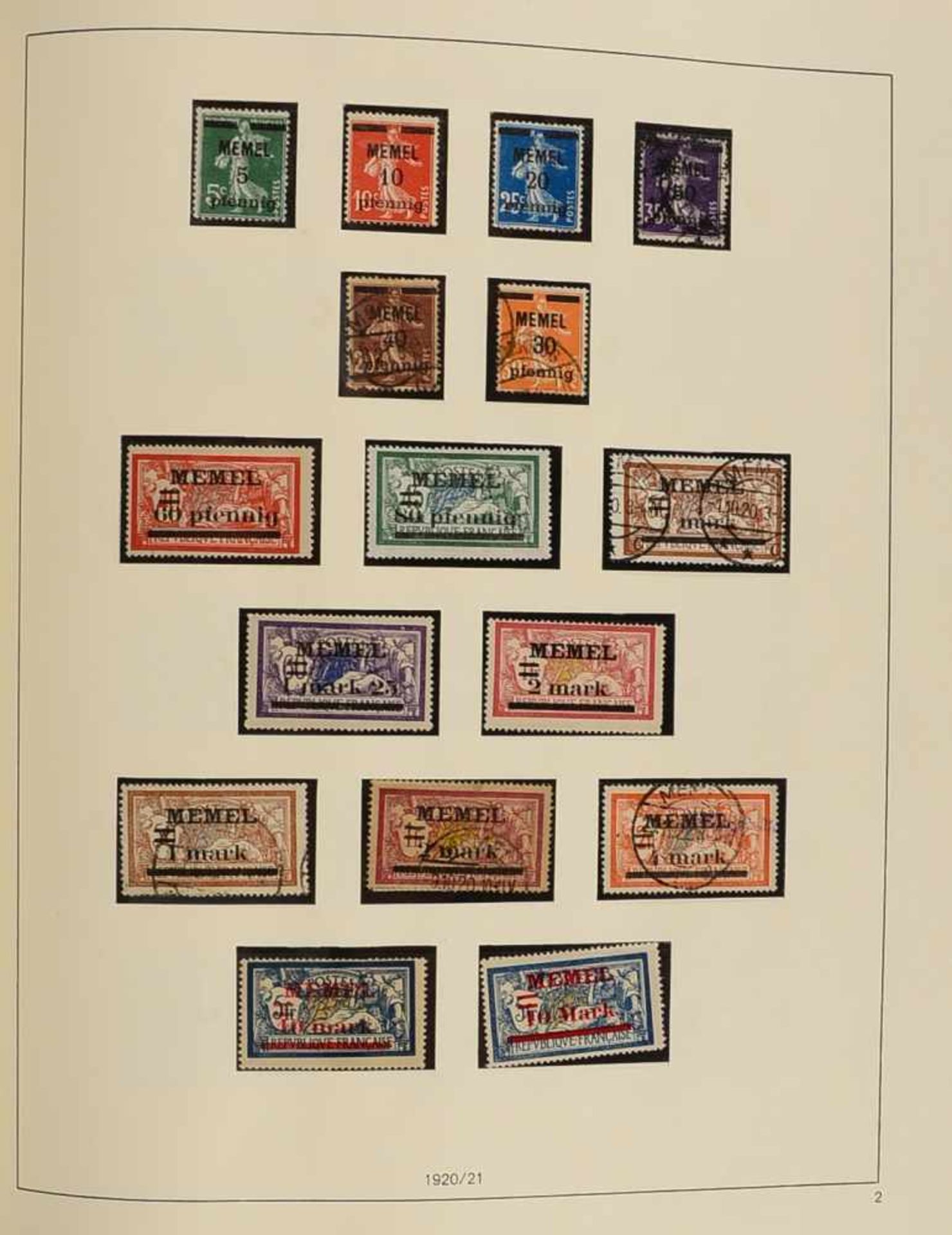 Briefmarken, 1920 - 1939: eine gut ausgebaute Sammlung der gesuchten Gebiete 'Danzig', 'Memel', ' - Bild 4 aus 4