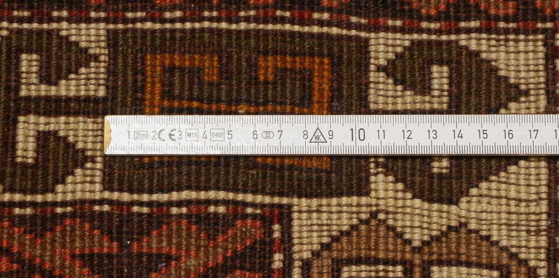 Kars Kazak-Orientteppich, Flor in sehr gutem Zustand, sauber; Maße 251 x 172 cm (mit Zertifikat, - Bild 2 aus 2