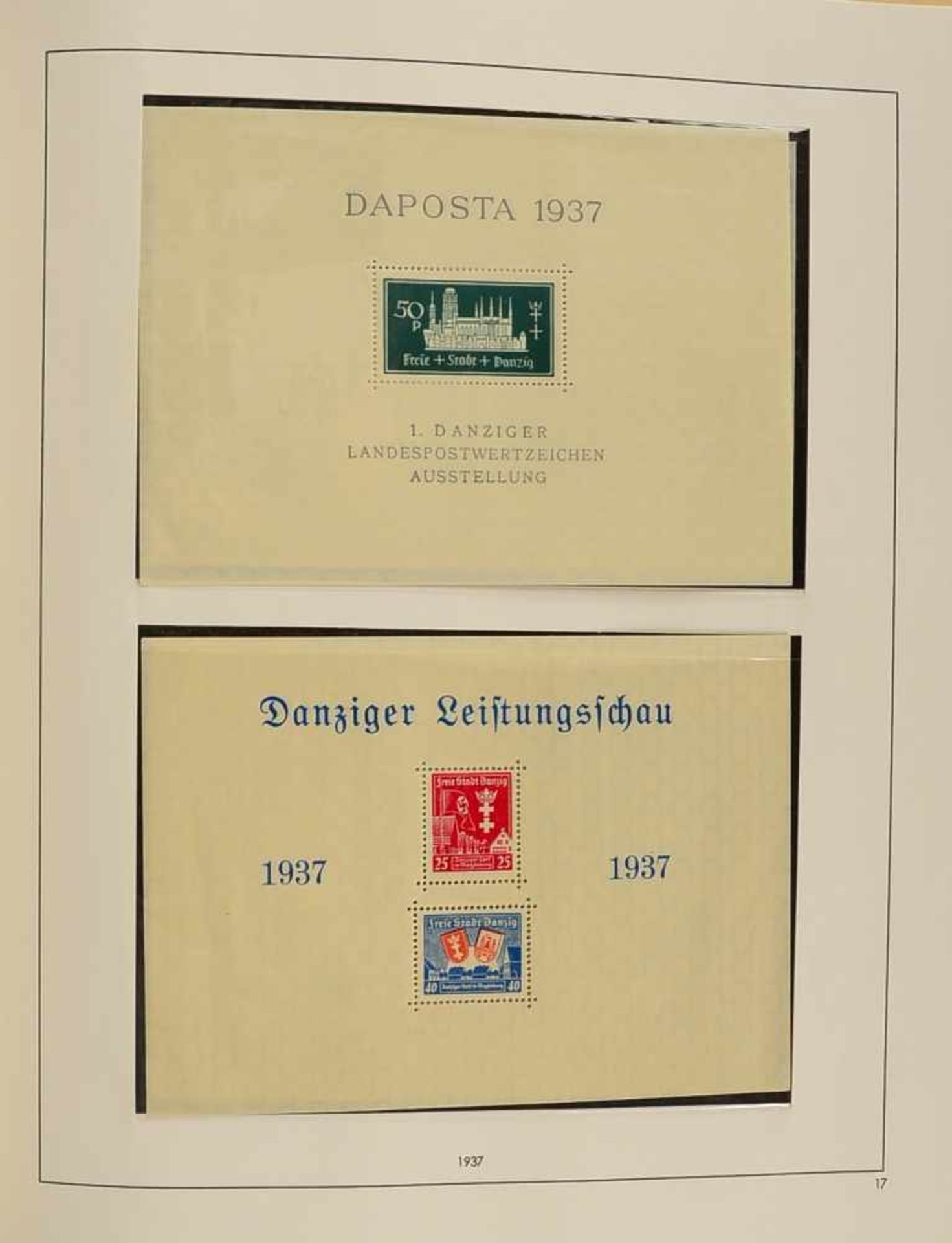 Briefmarken, 1920 - 1939: eine gut ausgebaute Sammlung der gesuchten Gebiete 'Danzig', 'Memel', ' - Bild 3 aus 4