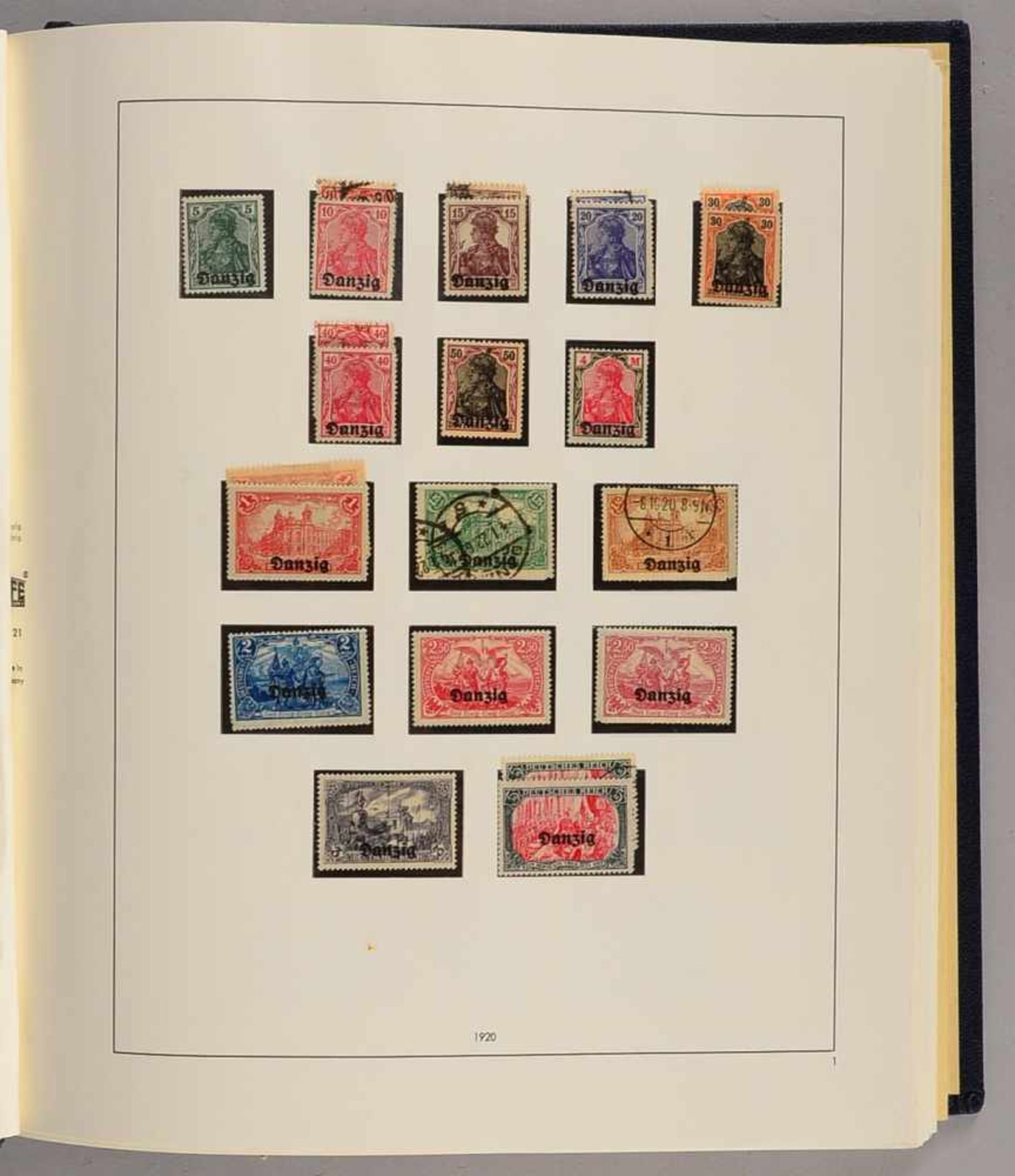 Briefmarken, 1920 - 1939: eine gut ausgebaute Sammlung der gesuchten Gebiete 'Danzig', 'Memel', '