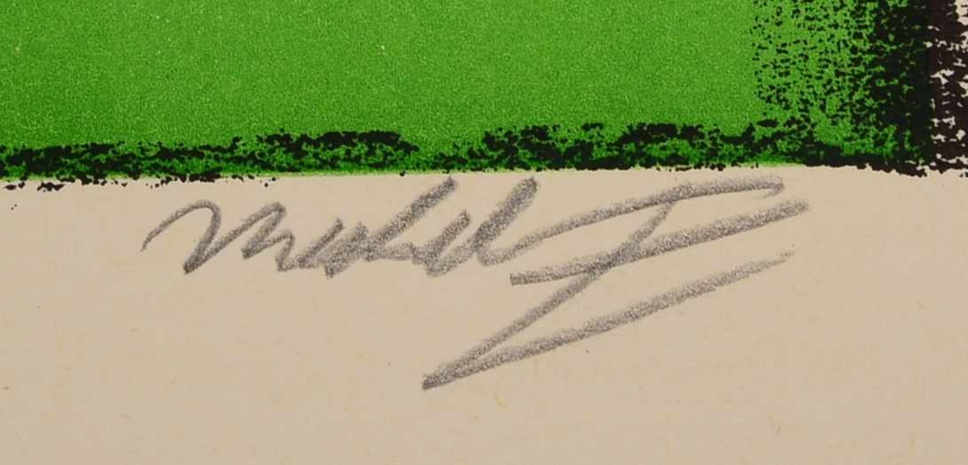 Meckel, Christoph, seltene Grafikmappe mit Farblithografien, 7 Blätter, jeweils handsigniert; - Bild 2 aus 2