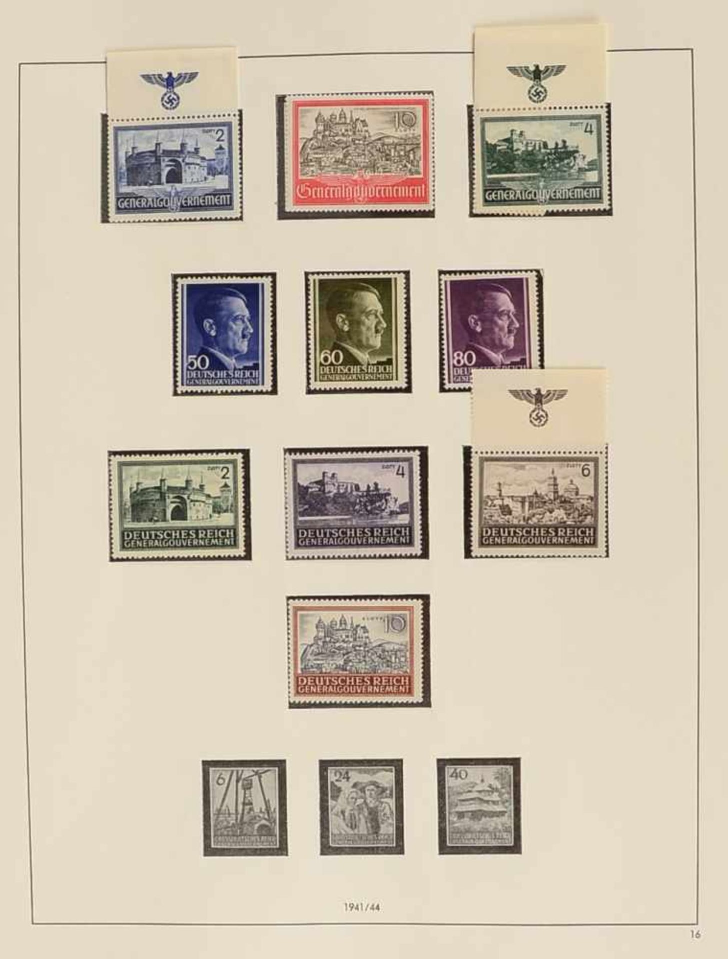 Briefmarken, 1898 - 1944/1945: 'Deutsche Kolonien von China/Togo', 1916 - 1918: 'Besetzung und - Bild 3 aus 4