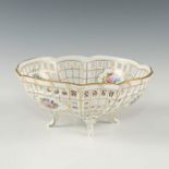 EARLY 20TH CENTURY CARL THIEME GERMAN PORCELAIN LACE BOWL