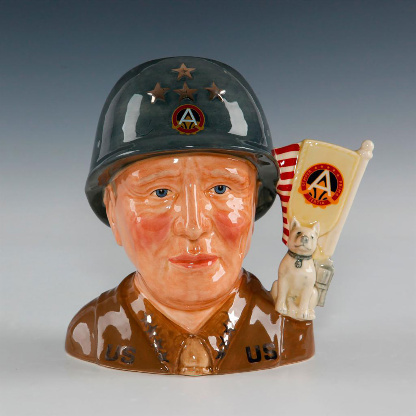 ROYAL DOULTON GENERAL PATTON LG CHARACTER JUG D7026