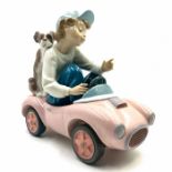 LLADRO FIGURINE OUT FOR A SPIN