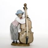 LLADRO FIGURINE JAZZ BASS PLAYER