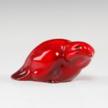 ROYAL DOULTON FLAMBE ANIMAL FIGURINE,FLEDGLING STYLE ONE