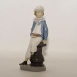 LLADRO FIGURINE BOY WITH YACHT