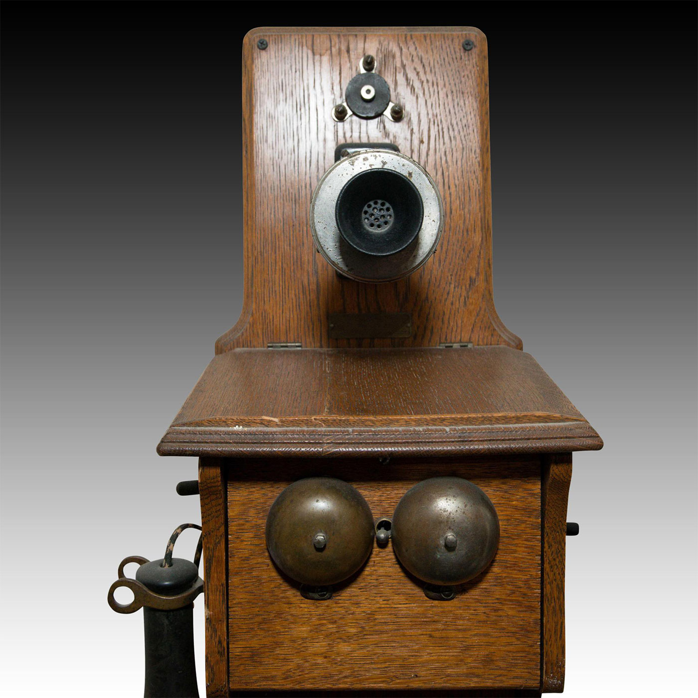 CENTRAL TELEPHONE WALL MOUNTED CRANK PHONE - Image 2 of 7