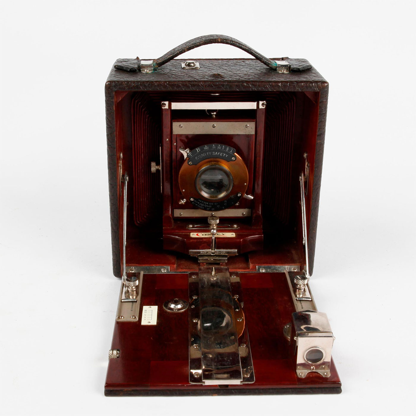 RARE COMPLETE ANTIQUE FOLDING CAMERA KIT BY CONLEY - Image 8 of 9