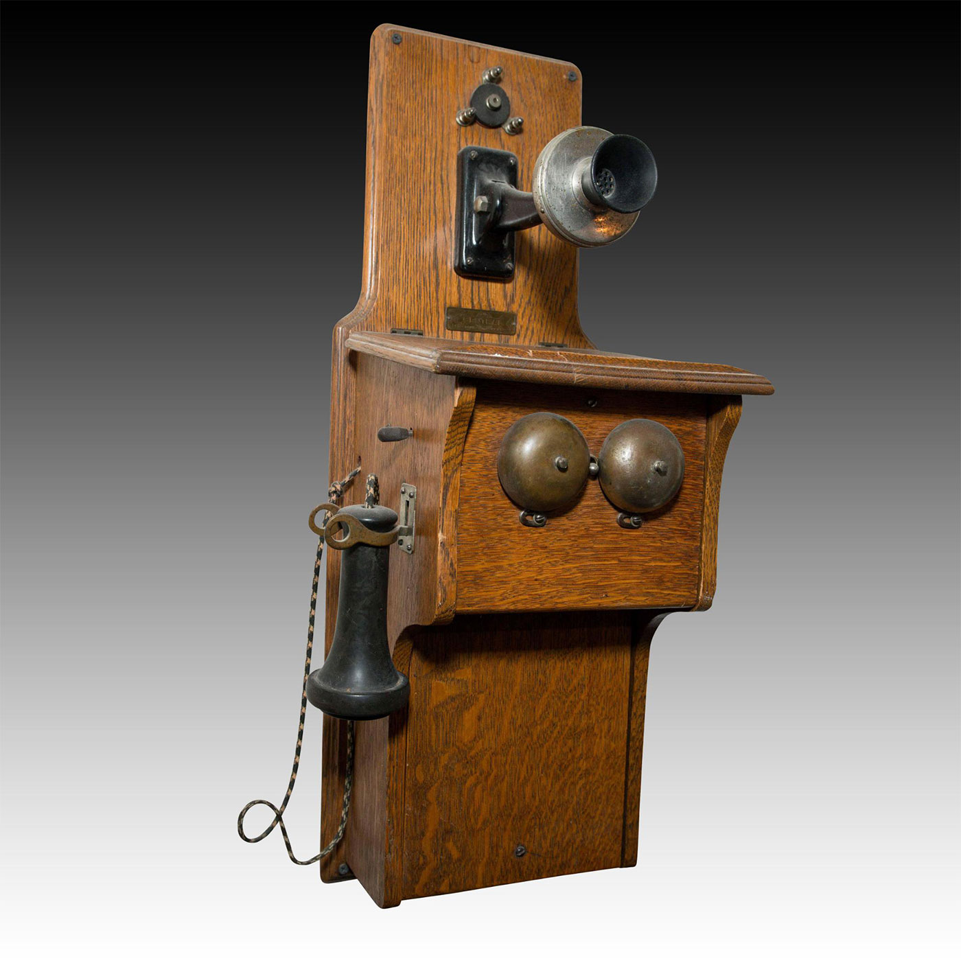 CENTRAL TELEPHONE WALL MOUNTED CRANK PHONE - Image 6 of 7