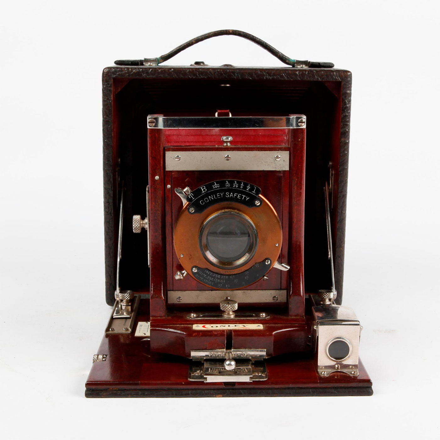 RARE COMPLETE ANTIQUE FOLDING CAMERA KIT BY CONLEY - Image 5 of 9