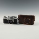 1953 LEICA IIIF RANGEFINDER WITH SUMMITAR LENS, CASE