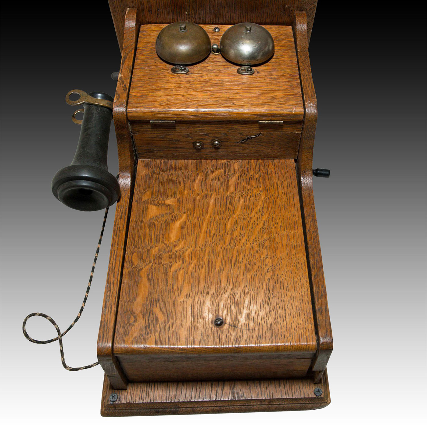 CENTRAL TELEPHONE WALL MOUNTED CRANK PHONE - Image 7 of 7