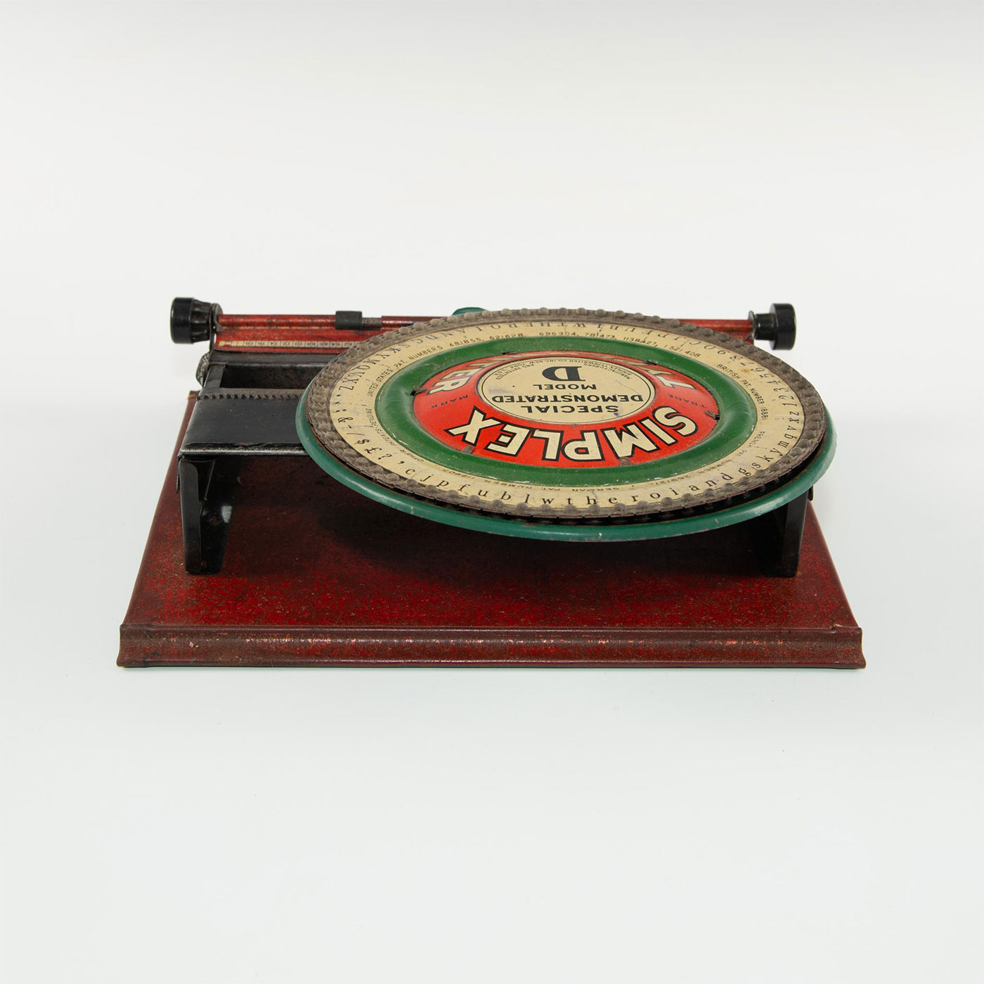 SIMPLEX TYPEWRITER MACHINE MODEL D - Image 4 of 4