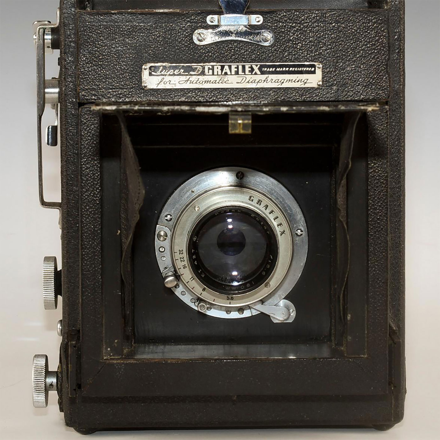 VINTAGE GRAFLEX RB SUPER D PRESS SLR HOODED CAMERA - Image 2 of 5