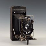 LARGE ZEISS IKON IKA-NIXE FOLDING FILM AND PLATE CAMERA