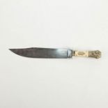 COFFIN HANDLED BOWIE KNIFE