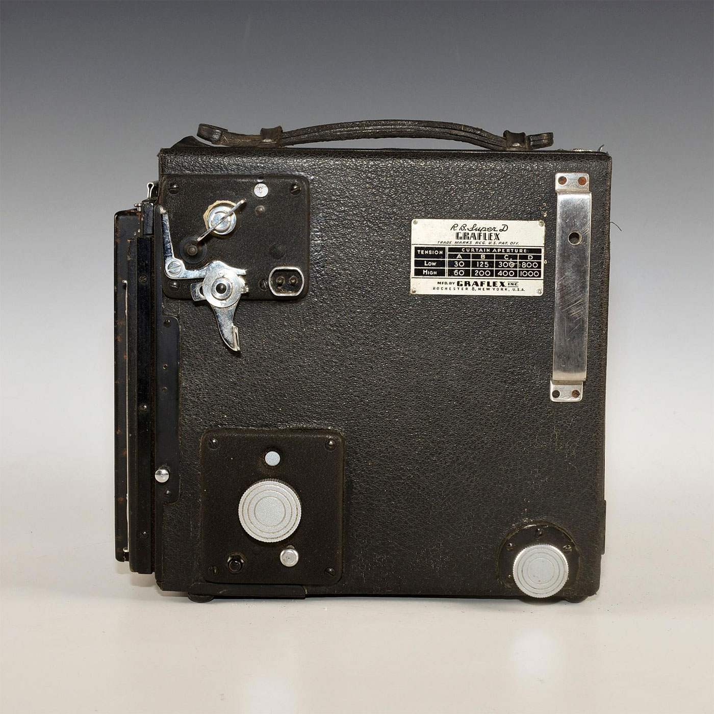 VINTAGE GRAFLEX RB SUPER D PRESS SLR HOODED CAMERA - Image 5 of 5