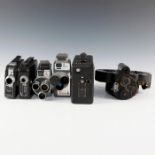 LOT OF 6 RETRO CINEMA CLOCKWORK WINDUP MOVIE CAMERAS