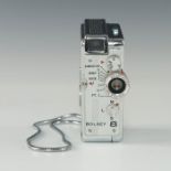 MINIATURE 50'S CHROME BOLSEY 8MM MICRO SPY CINE CAMERA