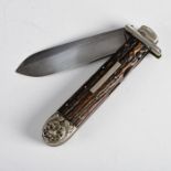 LARGE ENGLISH FOLDING KNIFE