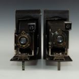 PAIR OF KODAK NO.3 A AUTOGRAPHIC FOLDING CAMERAS