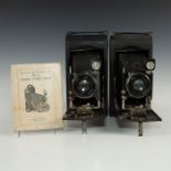 PAIR OF KODAK NO.3 A AUTOGRAPHIC FOLDING CAMERAS