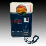 VINTAGE PEPSI COLA ADVERTISING WALL PHONE