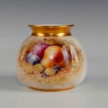 ROYAL WORCESTER SMALL VASE, SIGNED