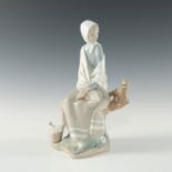 LLADRO NEW SHEPHERDESS 4576 PORCELAIN FIGURINE